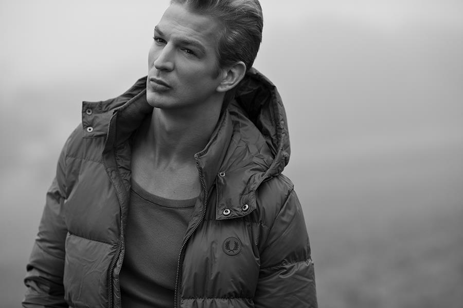 B&W Fred Perry jacket